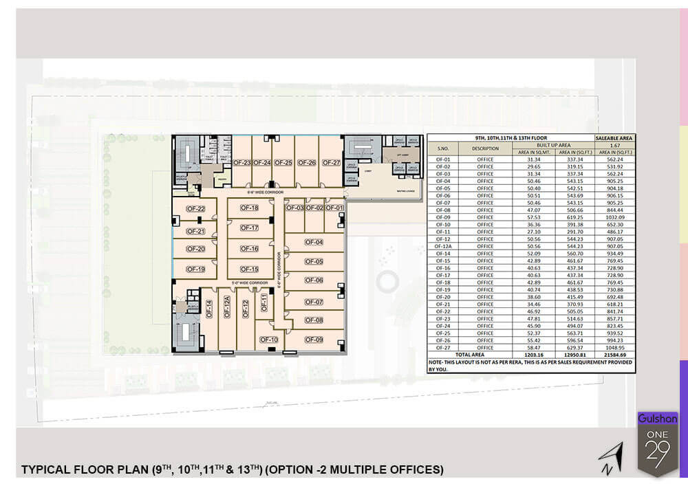  Gulshan One29 ,floor plan