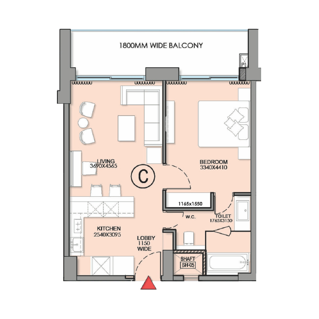 Central Park Bellavista,floor plan